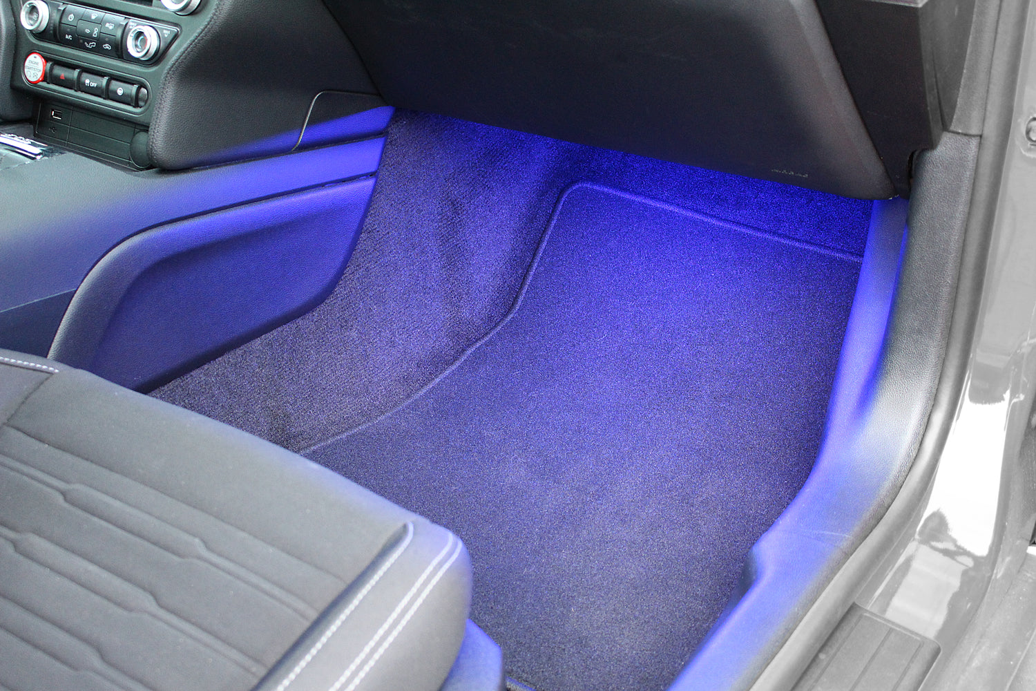 Buy blue MUSTANG FOOTWELL LIGHTING KIT - FITS ALL (2015-2022)