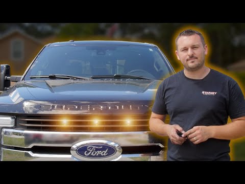Ford Super Duty Raptor Style Grille Lights Kit (2017-2019)-7