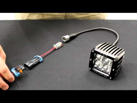 Fog Light Wiring Adapters H10 to Deutsch Set - 0