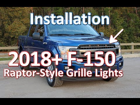 Starkey Ford F-150 Raptor Style Grille Light Kit - Fits XL, XLT, Lariat (2018-2020)-3