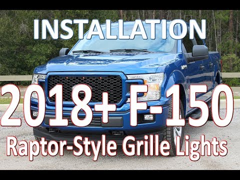 Starkey Ford F-150 Raptor Style Grille Light Kit - Fits STX and Lariat Special Edition (2018-2020)-10