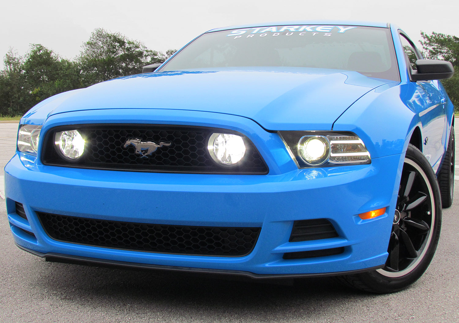 Mustang GT-Style Fog Light Conversion Kit - Fits V6 and GT/CS (2013-2014) - 0