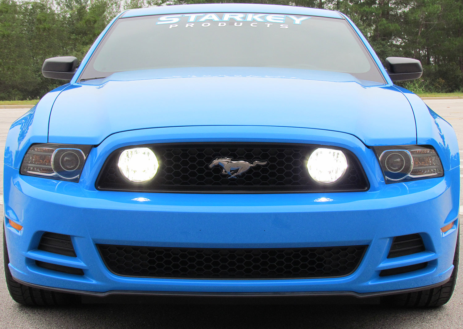 Mustang GT-Style Fog Light Conversion Kit - Fits V6 and GT/CS (2013-2014)